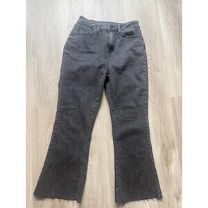 Sonoma Women's Jeans, Black, Size 6, Raw Hem, ankle